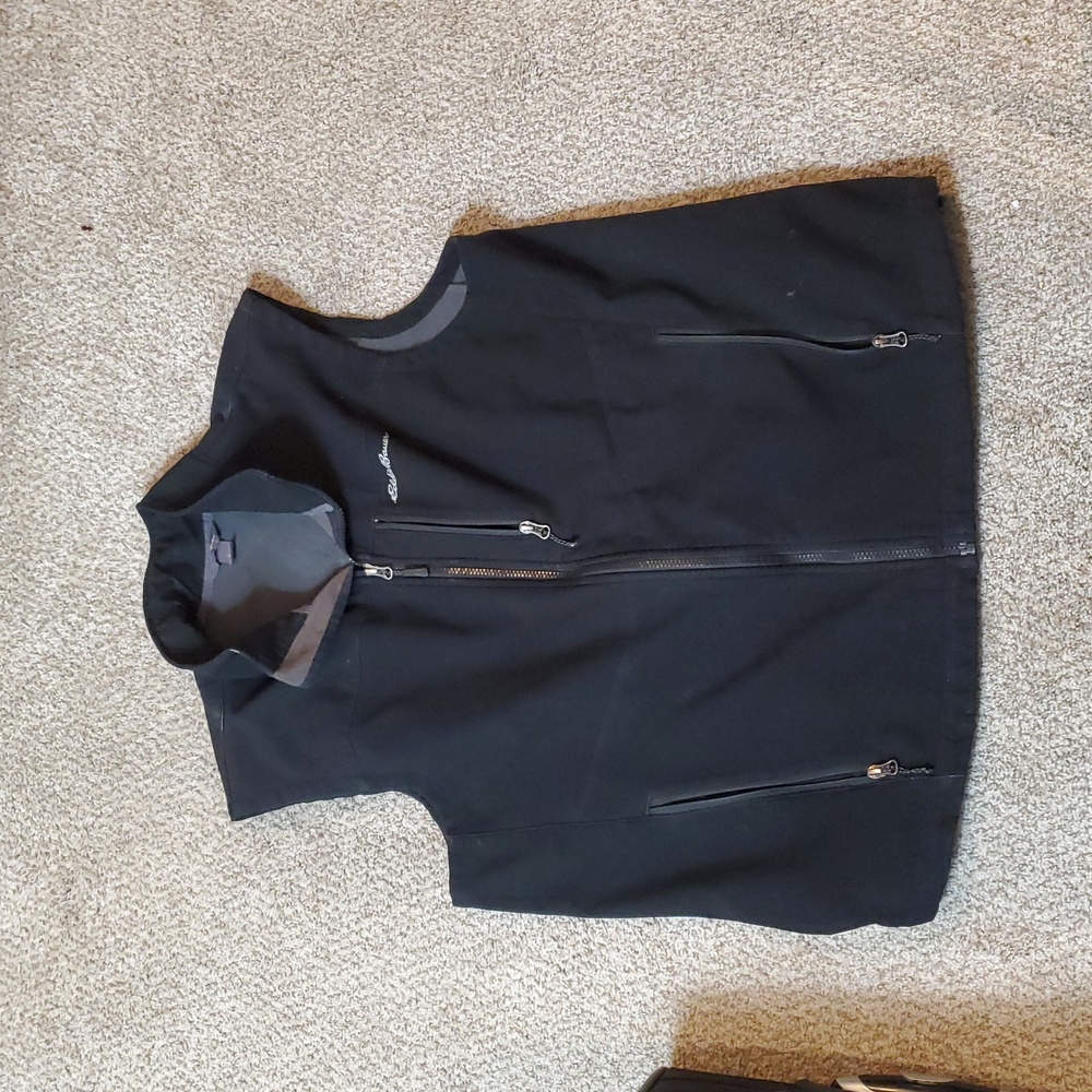 Like New Eddie Bauer Black Vest, XL